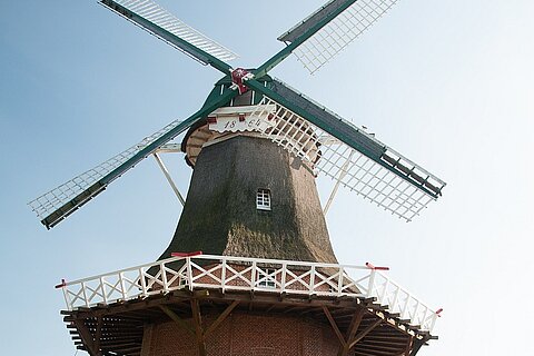 Hahnentanger Mühle Rhauderfehn © Mühlenverein Hahnentange e. V. Hahnentanger Mühle Rhauderfehn